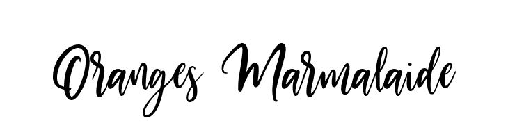 Oranges Marmalaide  Frei Schriftart Herunterladen