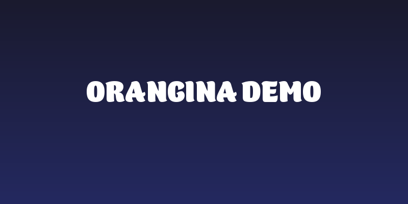 Orangina Demo Social Header