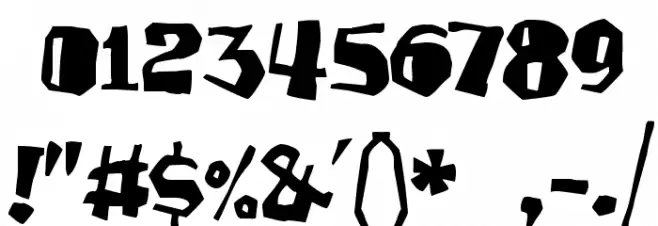 Orangutan Font OTHER CHARS