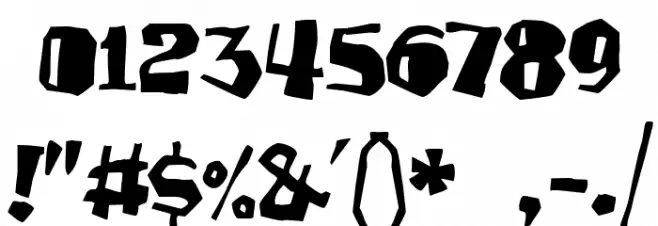 Orangutan Font OTHER CHARS