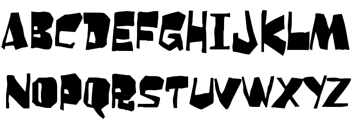 Orangutan Font LOWERCASE