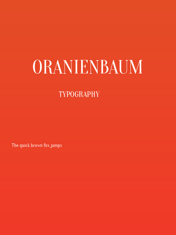 Oranienbaum Poster