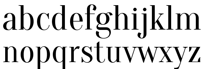 Oranienbaum Font LOWERCASE
