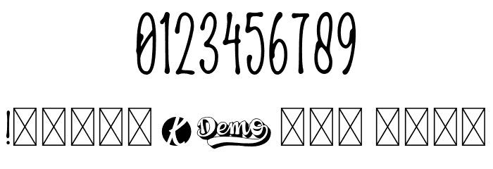 Oranjipen-DEMO Font OTHER CHARS