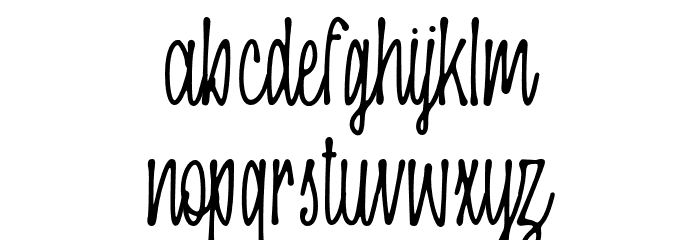 Oranjipen-DEMO Font LOWERCASE