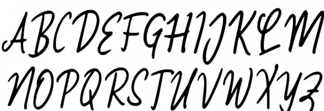 Oratman Signature Fuentes MAYÚSCULAS