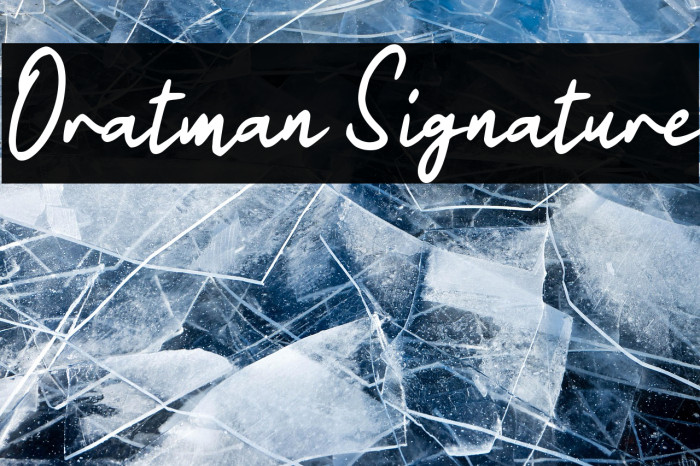 Oratman Signature Example 3