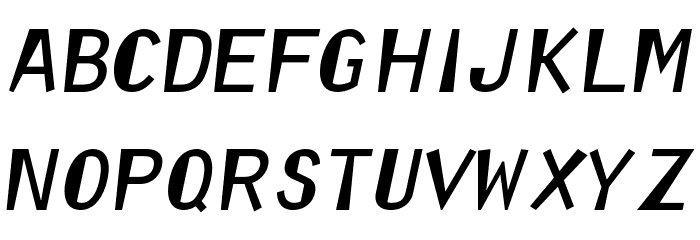 Orator Reformed Font LOWERCASE