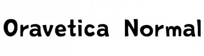Oravetica  Normal  Free Fonts Download