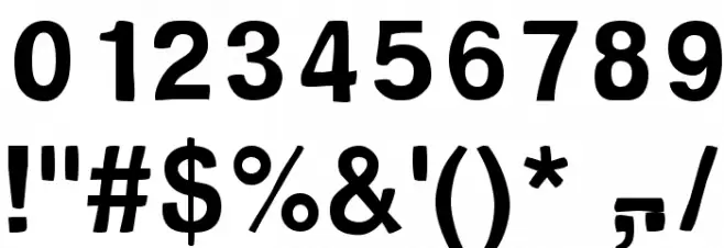 Oravetica Normal Font Alte caractere