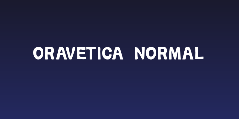 Oravetica  Normal Social Header