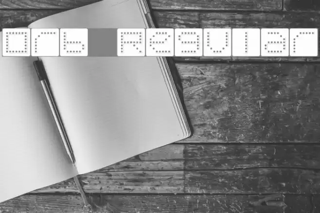 Orb! Regular Font examples