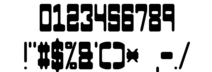 Orbicular BRK Font Alte caractere