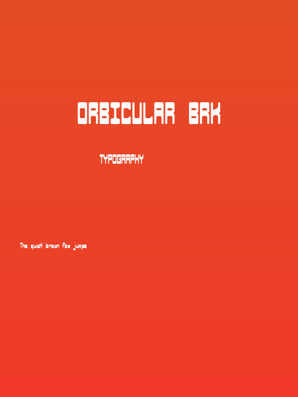 Orbicular BRK Poster