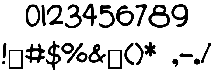 Orbicularis Font OTHER CHARS
