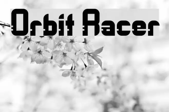 Orbit Racer Font examples