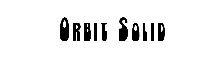 Orbit Solid  नि: शुल्क फ़ॉन्ट्स डाउनलोड