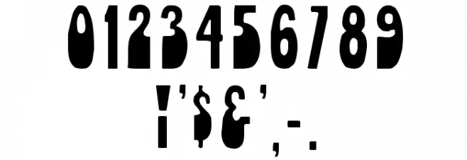 Orbit Solid Font OTHER CHARS