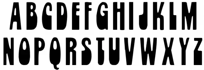 Orbit Solid Schriftart Groß
