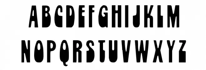 Orbit Solid Schriftart Kleinbuchstaben