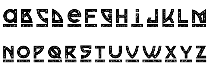 Orbit Font LOWERCASE
