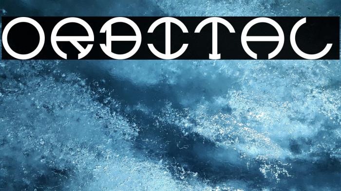 Orbital Font examples