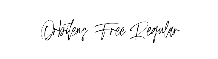 Orbitens Free Regular  baixar fontes gratis