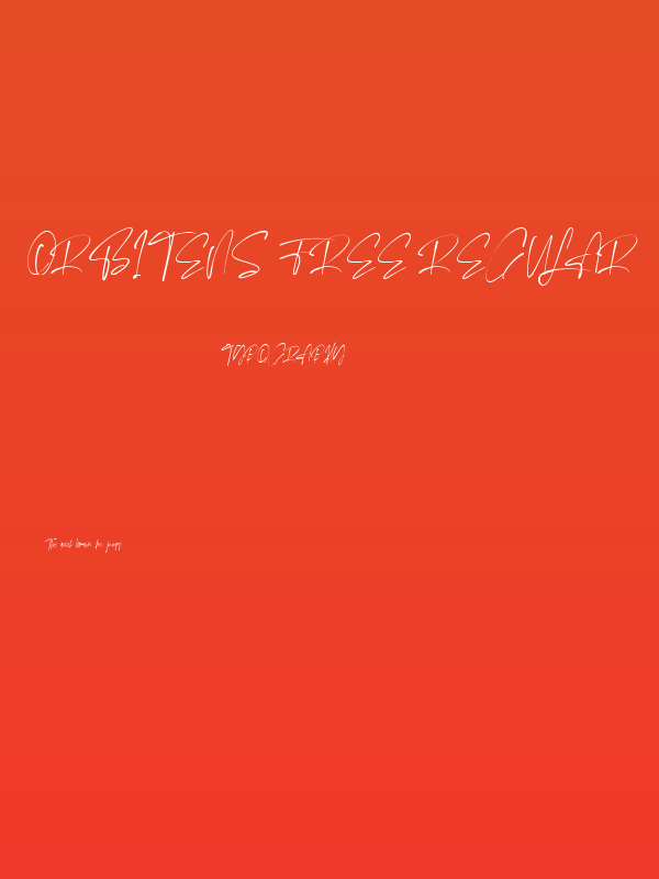 Orbitens Free Regular Poster