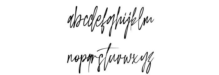 Orbitens Free Regular Font LOWERCASE