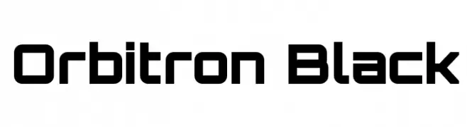 Orbitron Black 