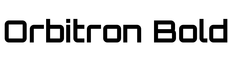 free orbitron bold fonts