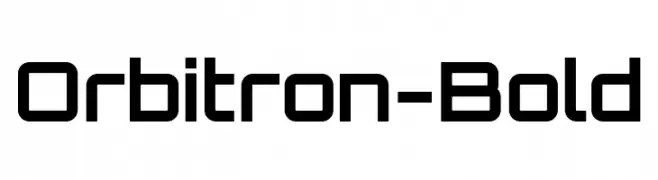 Orbitron-Bold  免费字体下载