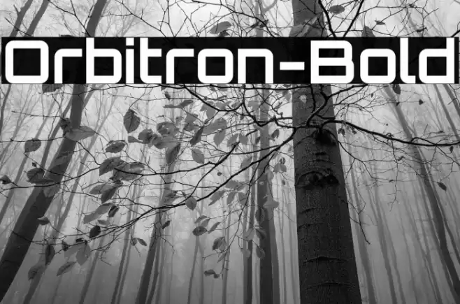 Orbitron-Bold フォント examples