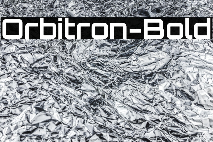 Orbitron-Bold Example 2