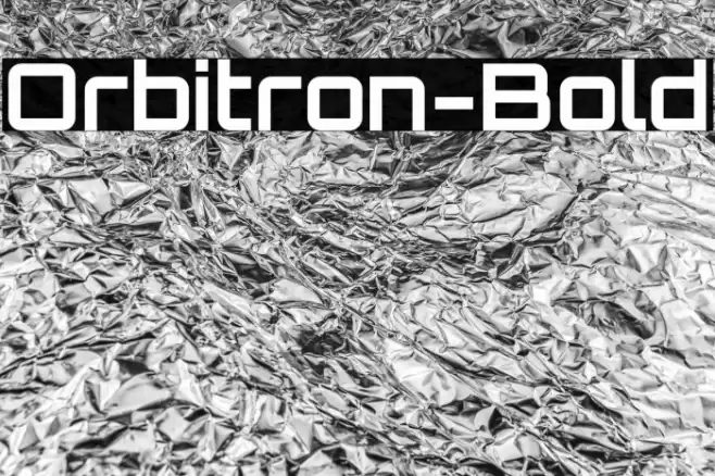 Orbitron-Bold フォント examples