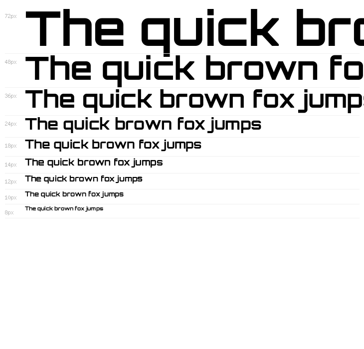 Orbitron-Bold Waterfall