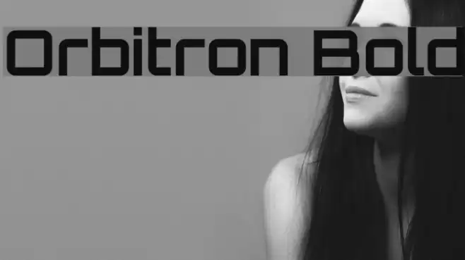 Orbitron Bold Font examples