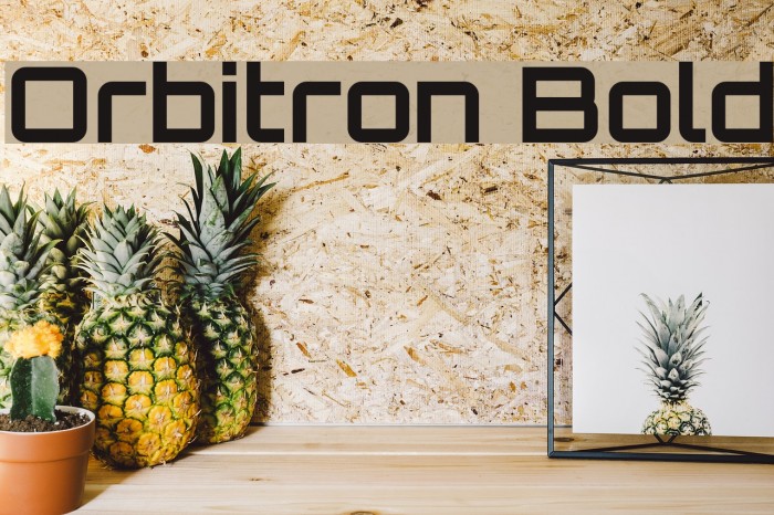 Orbitron Bold Font examples