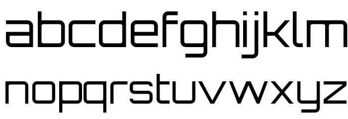 Orbitron Light Font LOWERCASE