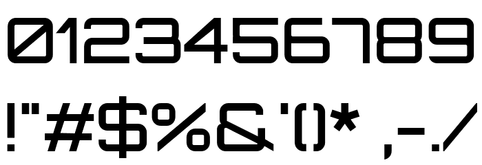 Orbitron-Medium Font OTHER CHARS