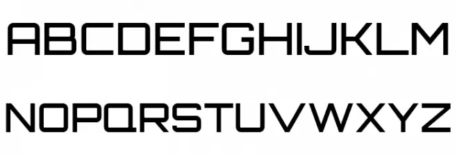 Orbitron-Medium Schriftart Groß
