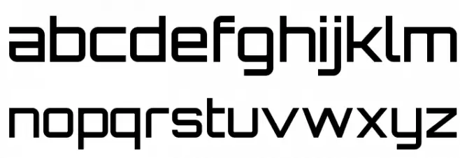 Orbitron Medium Font LOWERCASE