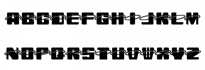 Orbitronio Шрифта ВЕРХНИЙ
