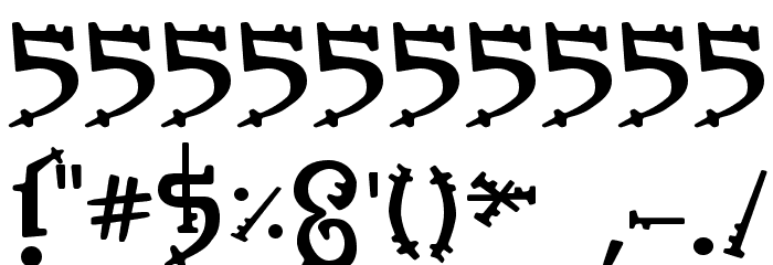 Orbus Bjorkus Font OTHER CHARS