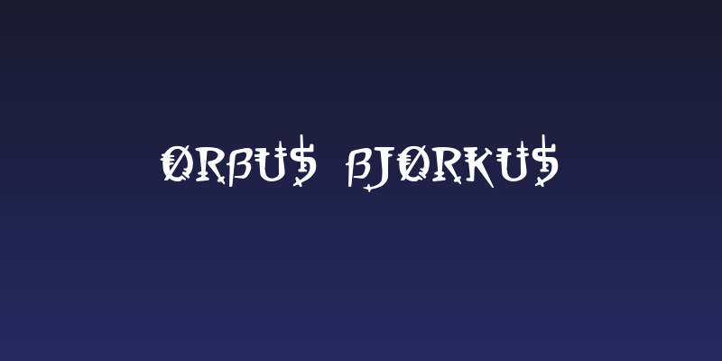 Orbus Bjorkus Social Header