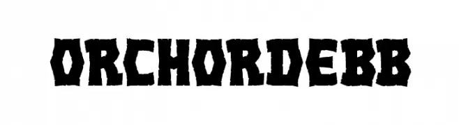 OrcHordeBB  Frei Schriftart Herunterladen
