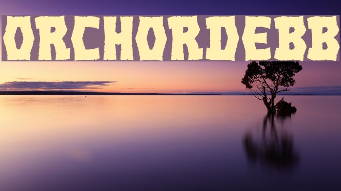 OrcHordeBB Font examples
