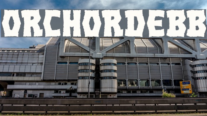 OrcHordeBB Font examples