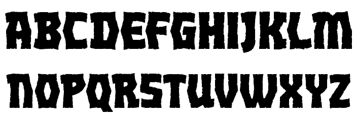 OrcHordeBB Font LOWERCASE
