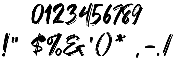 Orca Role Font OTHER CHARS